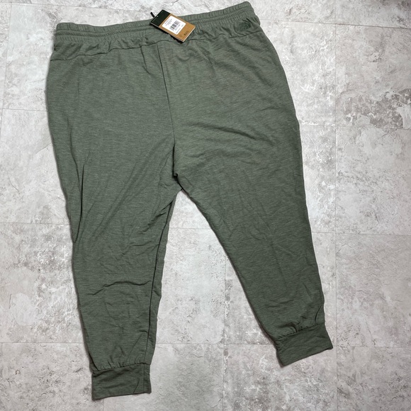 NWT THE NORTH FACE KNIT JOGGERS WOMENS PLUS 3X SOFT GREEN HEATHER DRAWSTRING - Picture 9 of 11